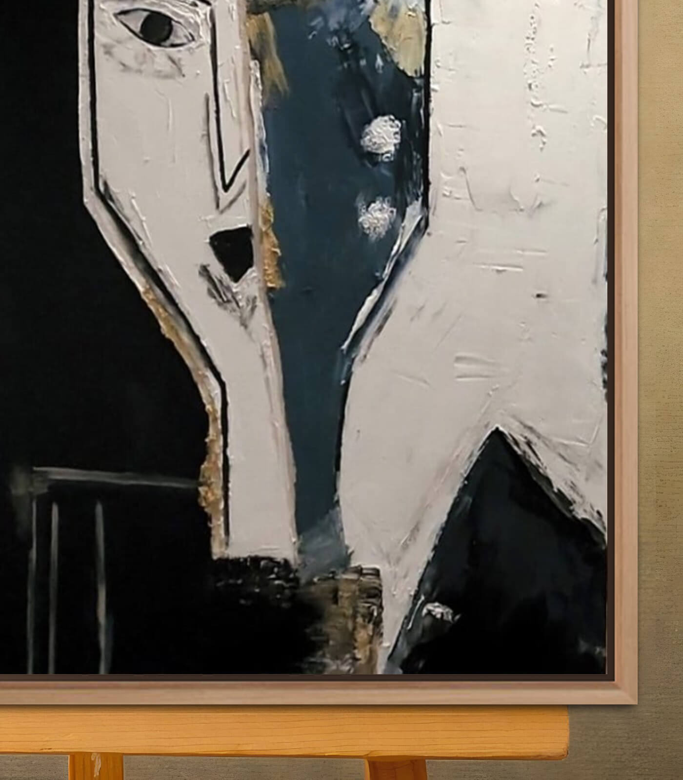 Quietude Dyptique - signé par l'artiste Oudrhiri S.H